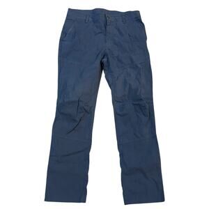 Mountain Hardwear AP Pants Mens 34x32 Act 32x29 Blue Roll Up Leg Hiking Outdoor